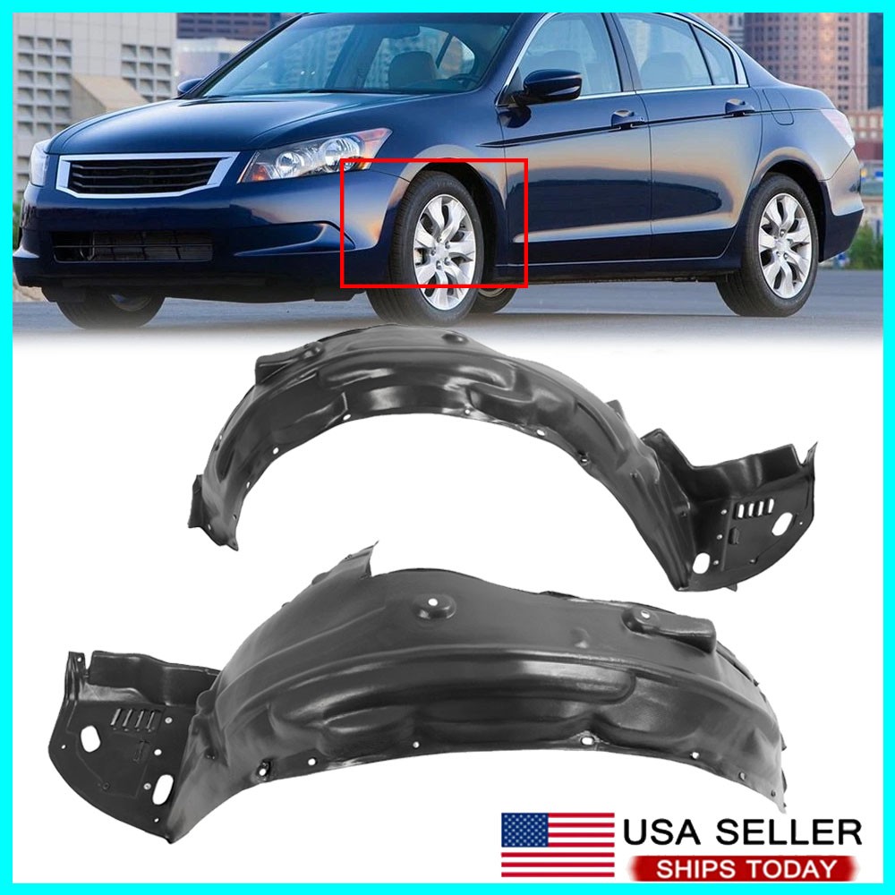 Fender Liner For Honda Accord 4-Door Sedan 2008-2012 Front Left +Right Side