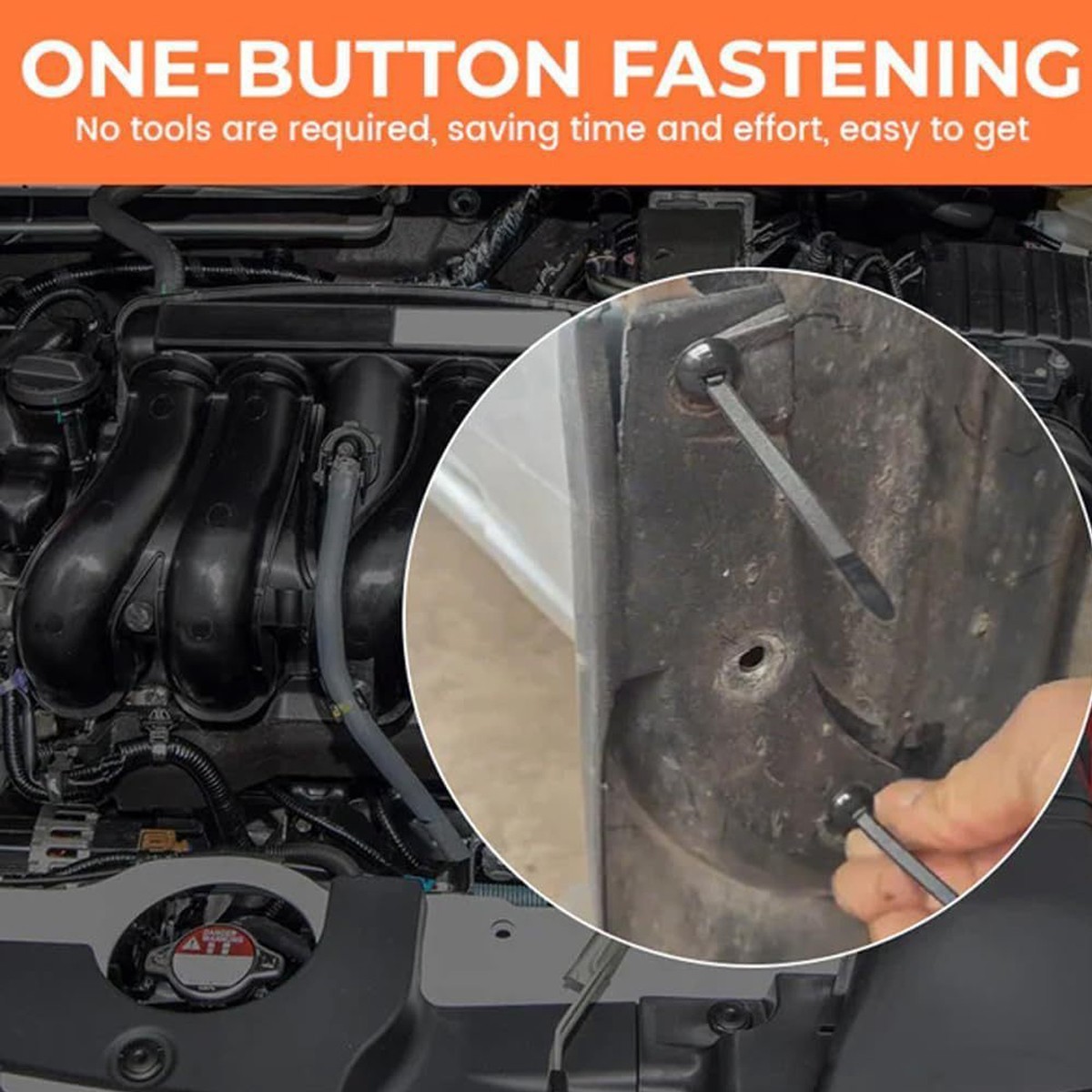 Self Locking Fasteners for Cars 100 Nylon Cable Ties for Reliable Repairs