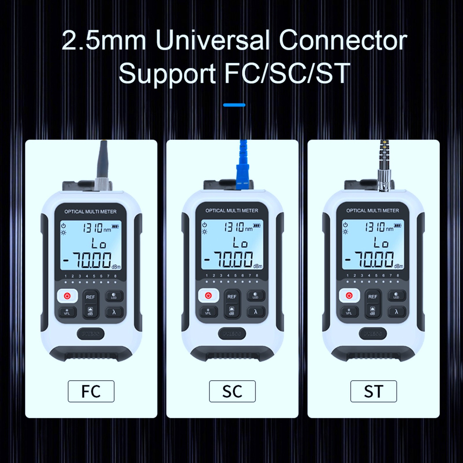 1 Multifunctional Optical Power Meter Accurate Tester For Communication