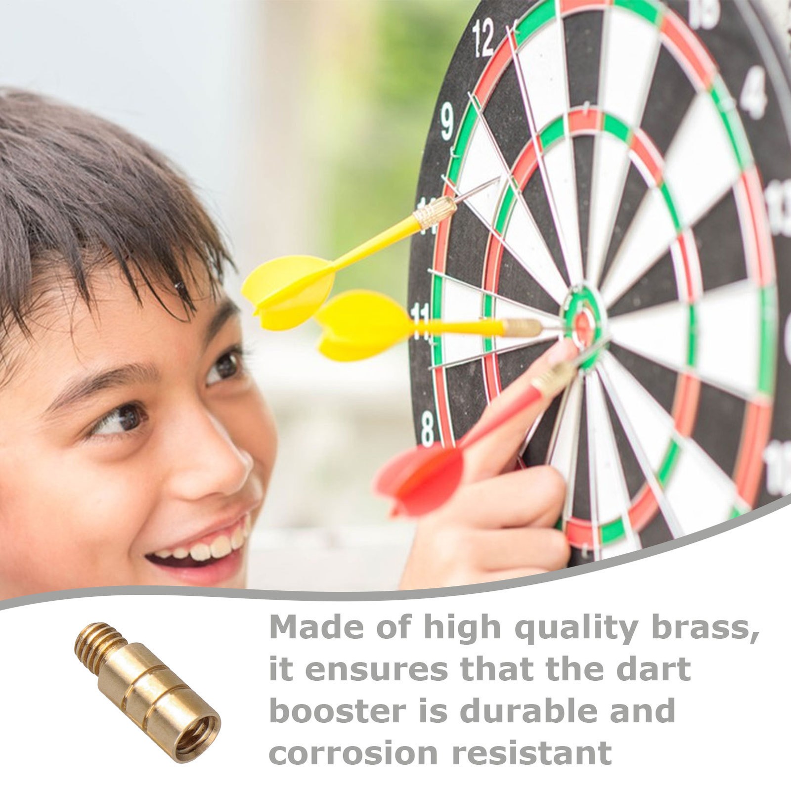 2g Copper Dart Weight Add Accentuator 2Pcs 2BA Thread Copper Color