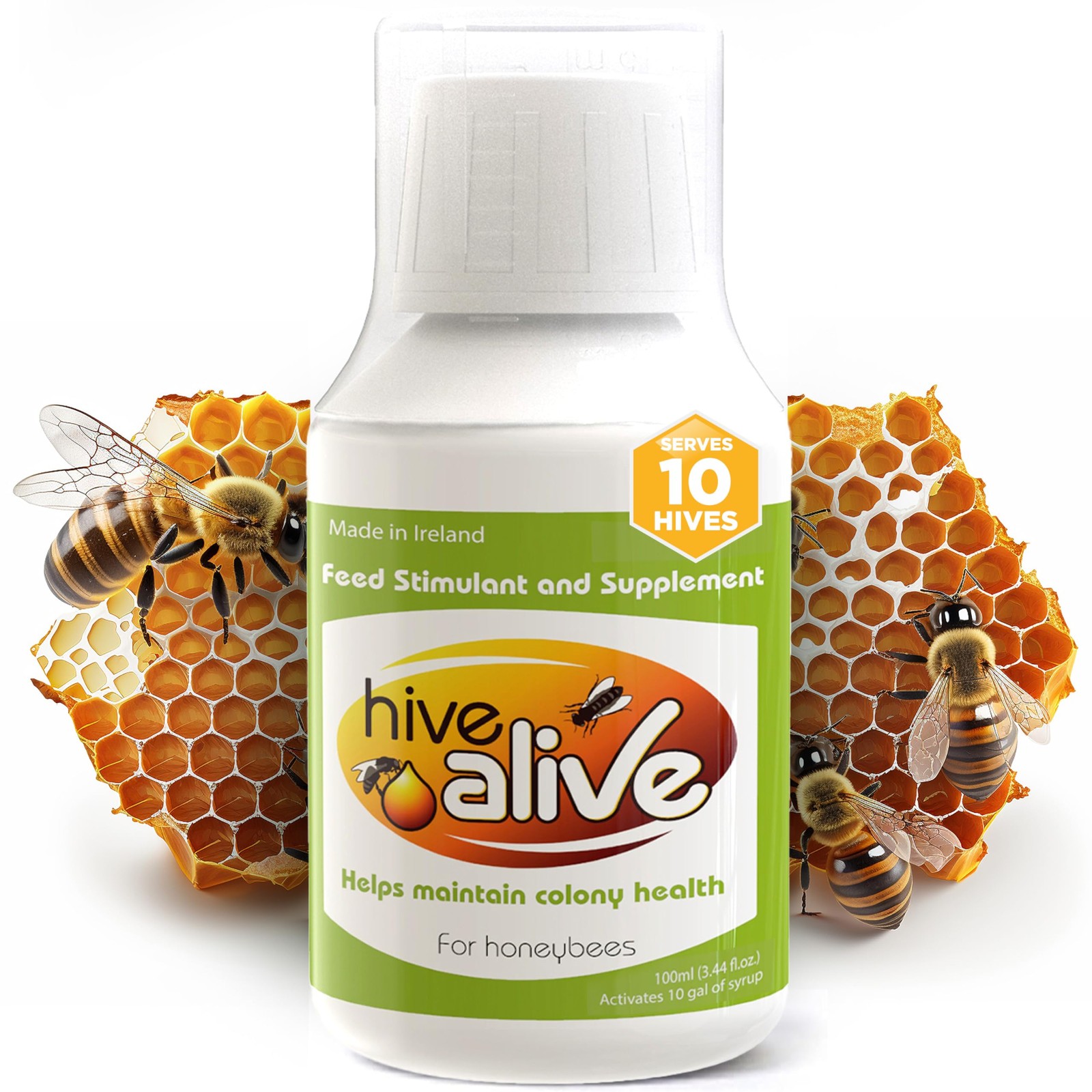 HIVE ALIVE Liquid Concentrate Bee Feed Supplement - Honey Bee Food Stimulant
