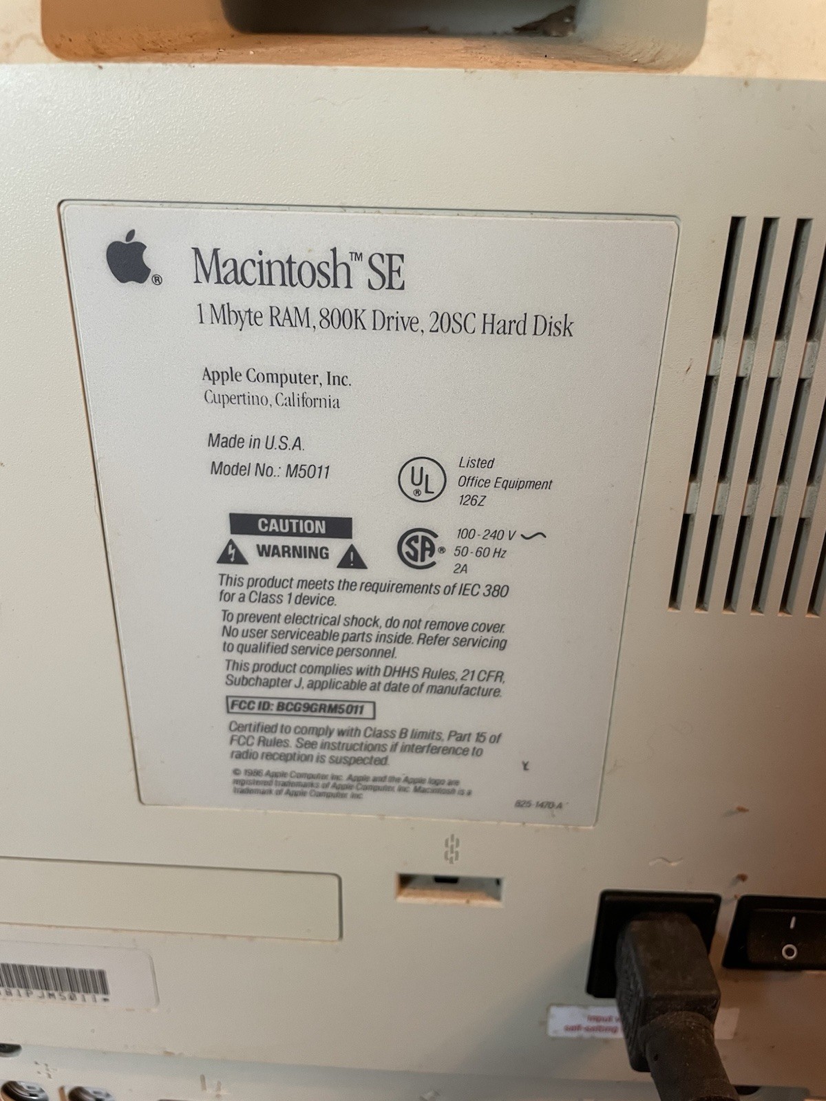 2 Vintage Macintosh Computers, Both Boot Up! No Cords, No Keyboards, No Mice.