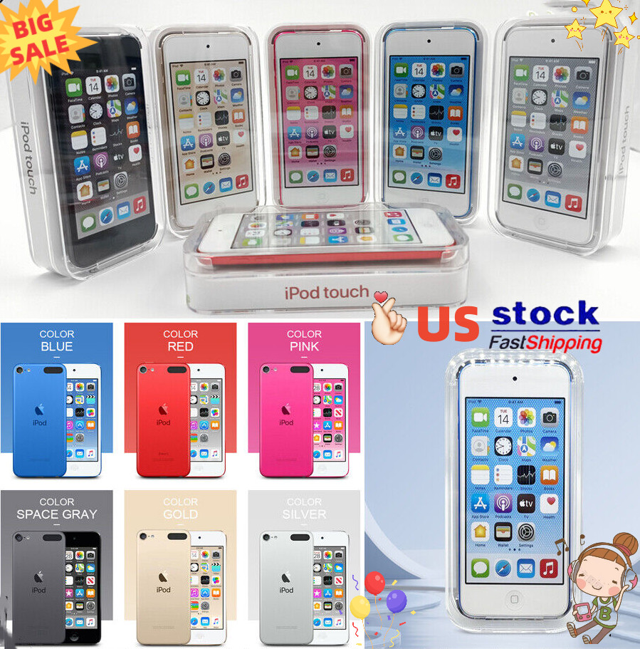🍎🍎NEW Apple iPod Touch 6th Gen 32/64/128GB- (All colors)- Sealed- US STOCK🎁