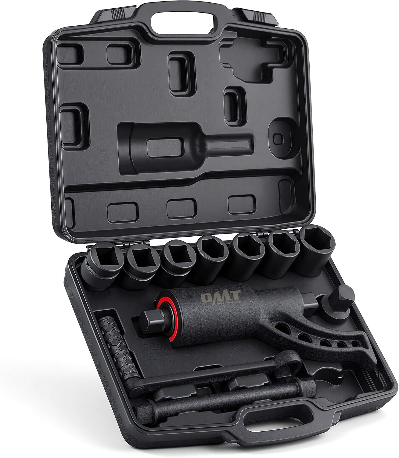11Pc 1" Drive 6800 Nm Torque Multiplier | 1:64 Labor Saving, 21-38Mm Cr-V Socket