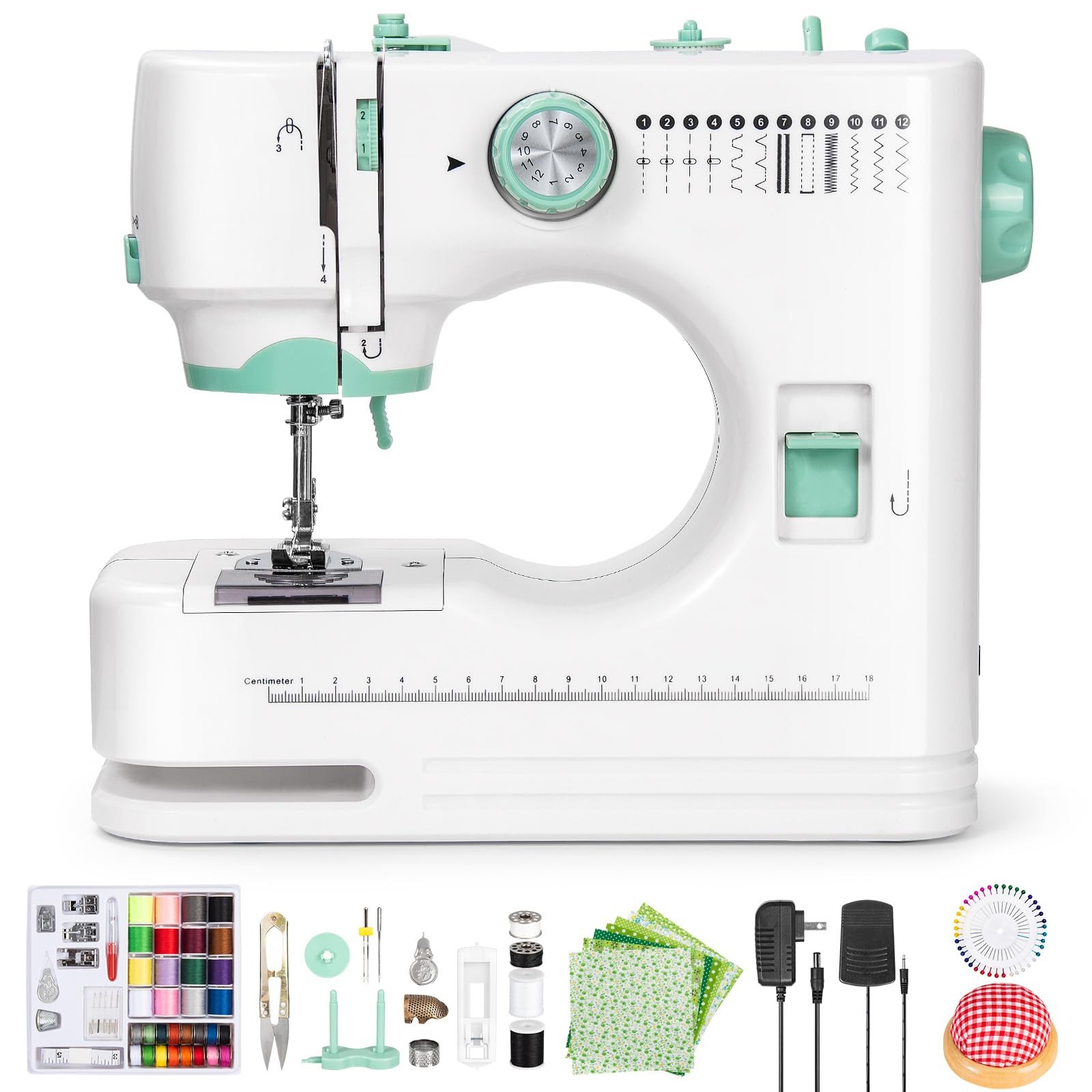 Sewing Machine for Beginners, Sewing Kit for Adults, Portable Mini Sewing Mac...