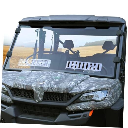 Sliding Vented Front Full Windshield Compatible with CFMOTO Vented Windshield