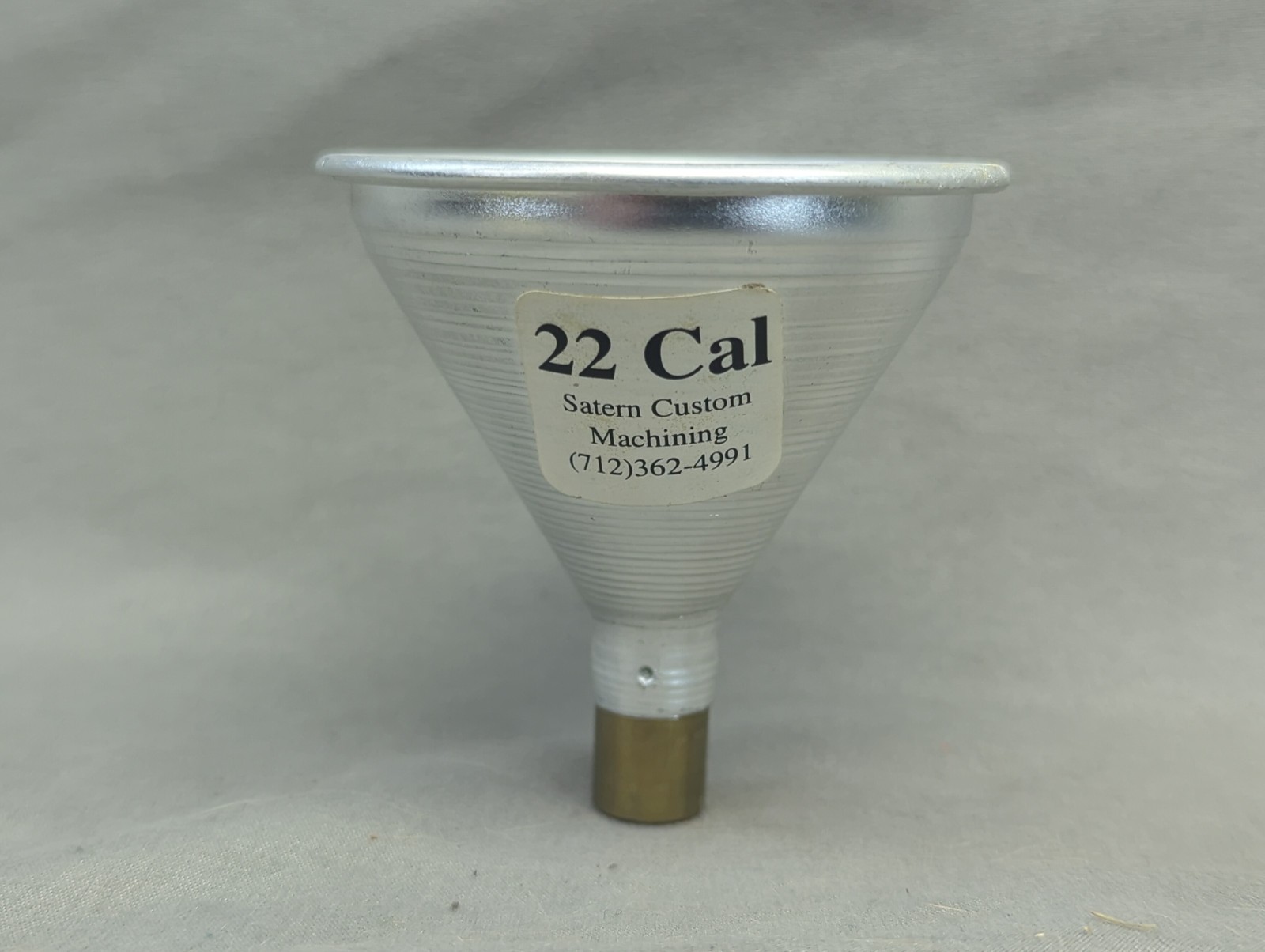 Satern Aluminum Funnel 22 Caliber