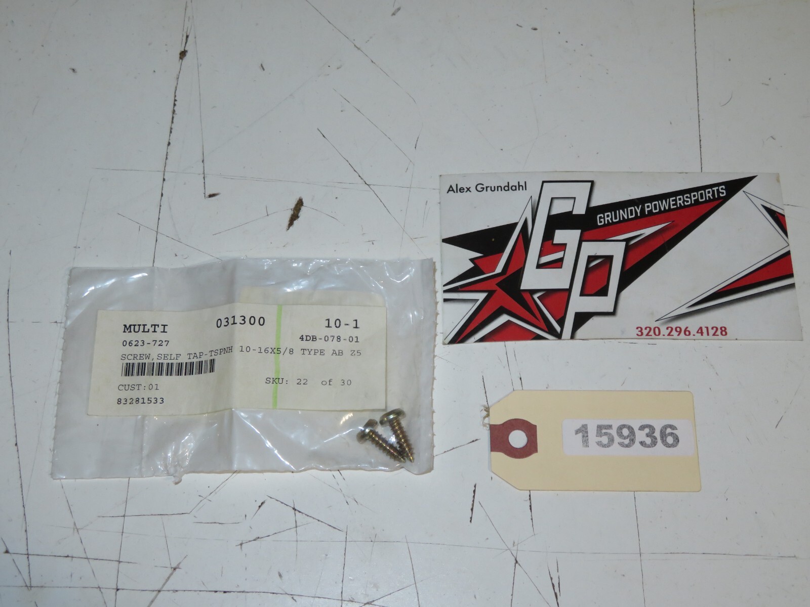Arctic Cat - NOS Screw Qty 2	0623-727
