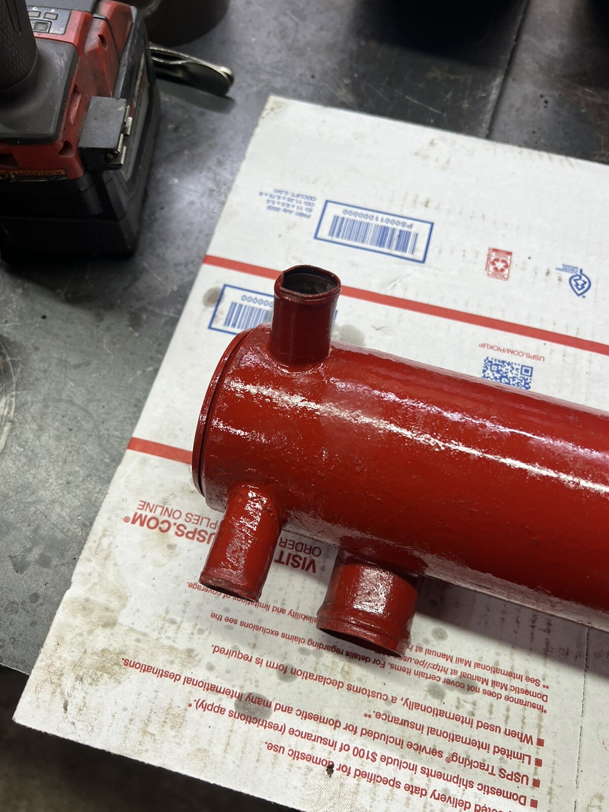 Westerbeke 16inch by 3 inch heat exchanger