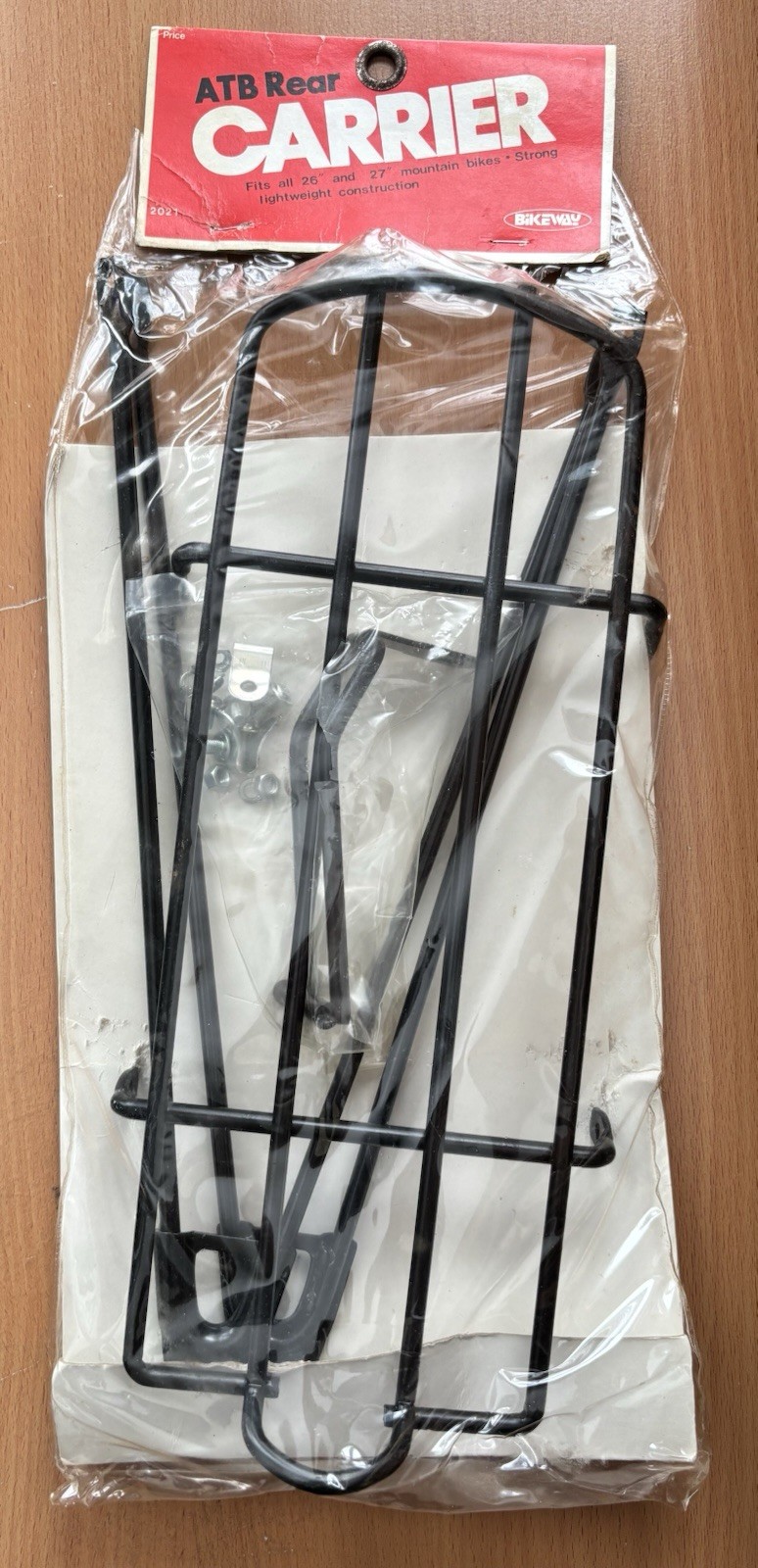 NOS Vintage BIKEWAY Mountain Bike ATB Rear Carrier Rack 26"-27" Lightweight NEW