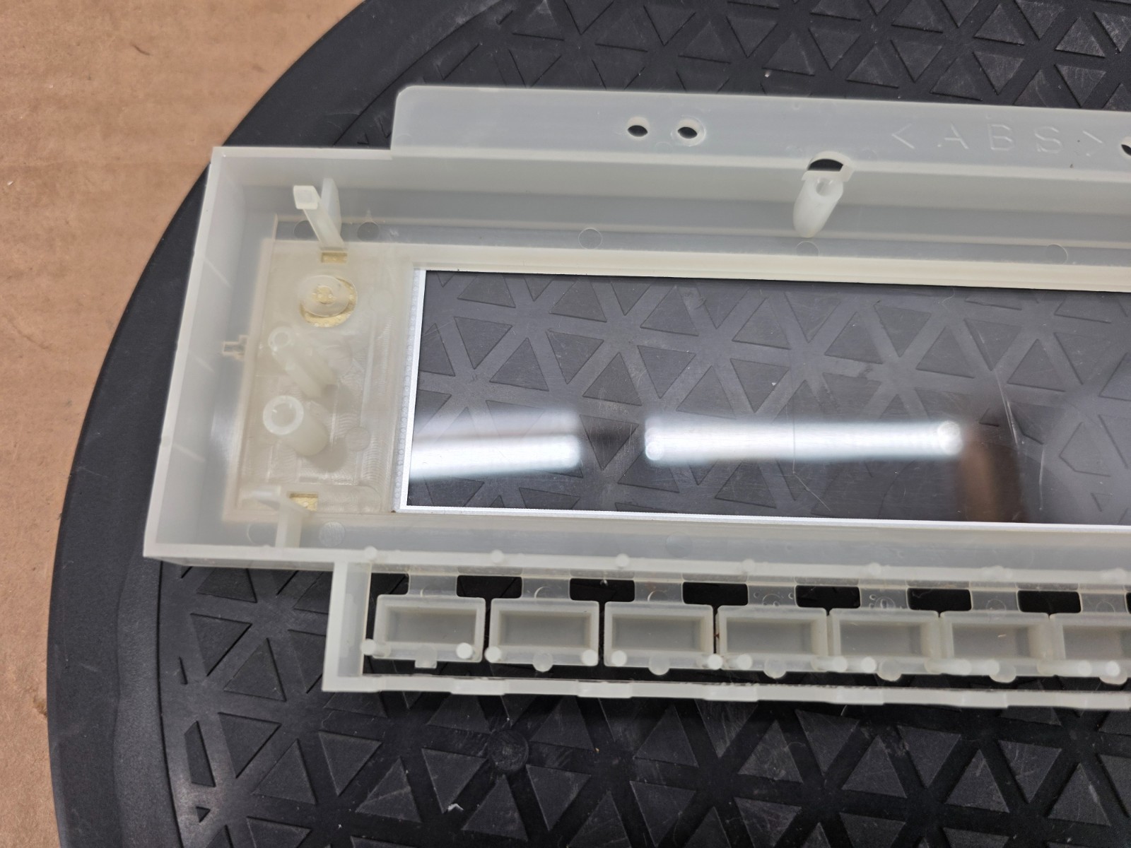 korg triton le 76 Clear Plastic LCD Screen Cover Unit plus buttons