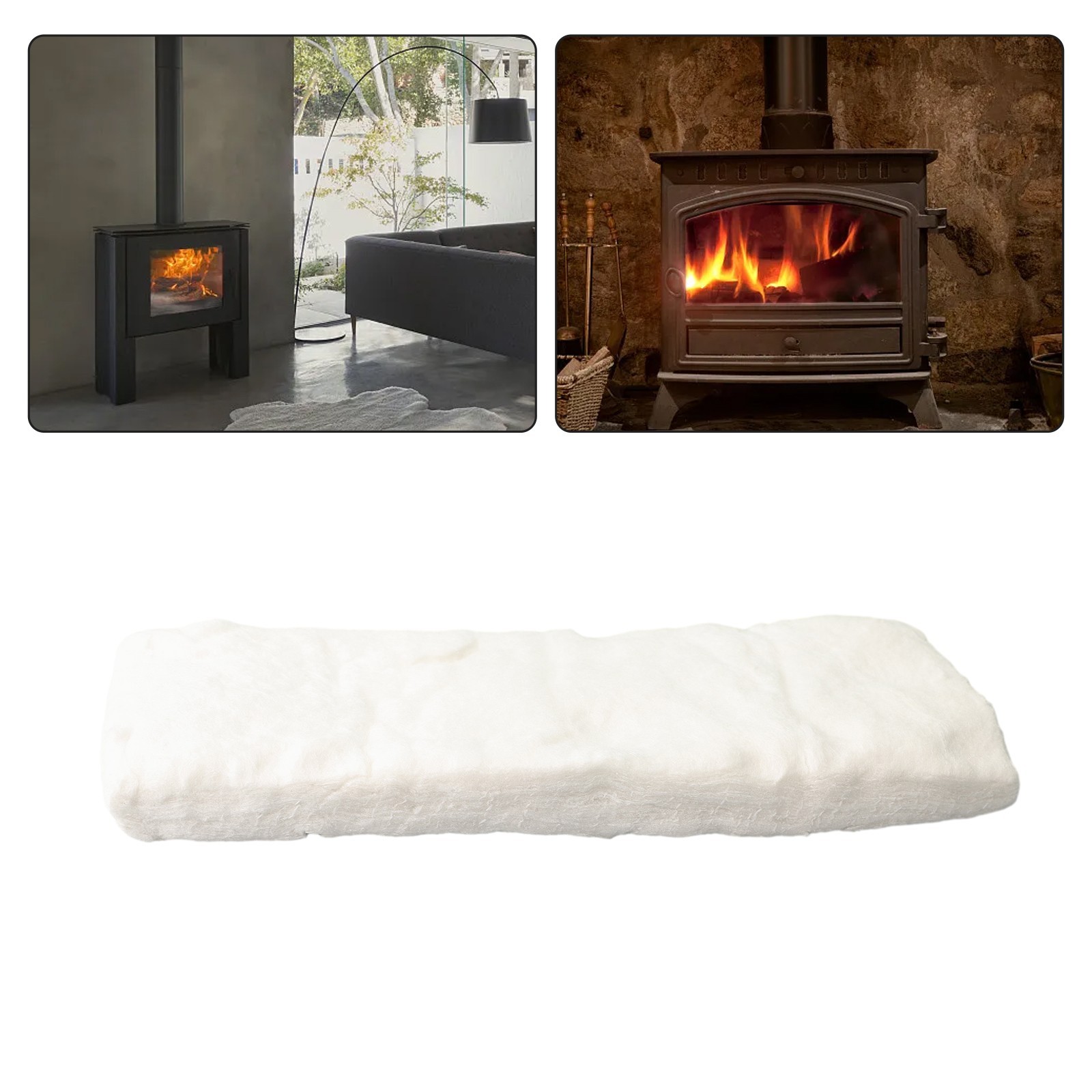 Ceramic Sponge 30x10x3cm Ethanol Fireplace Combustion Chamber Ceramic Sponge