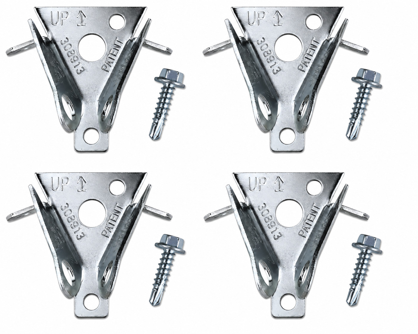 Garage Door Chain Keeper for Chain Hoist Zinc Plated Torque Force with Screw (4)