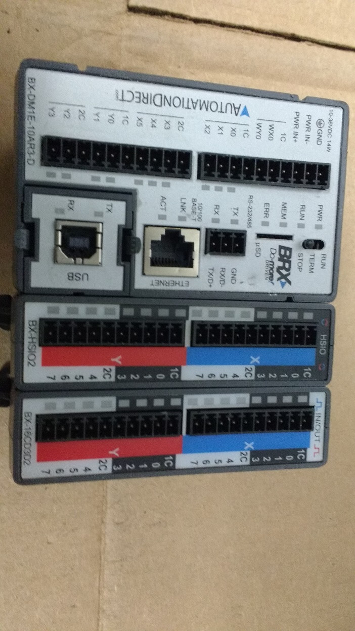 BRX AUTOMATION DIRECT BX-DM1E-10ER3-D 24 VDC ETHERNET 6 POINT AC-DC INPUTS