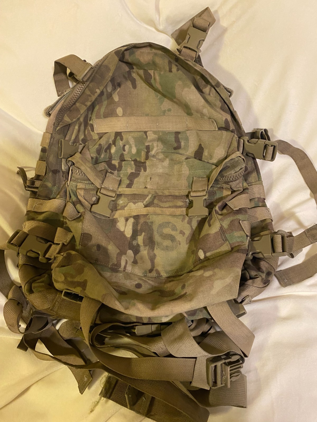USGI Multicam OCP 3 Day Assault Pack w/ Stiffiner