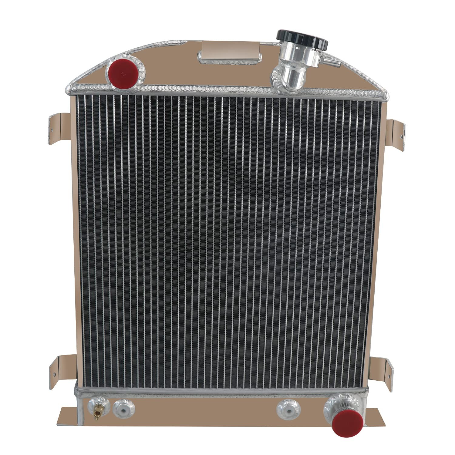4 Row Racing Aluminum Radiator Replacement 1932 Model A HIGH BOY 3 in Chopped V8
