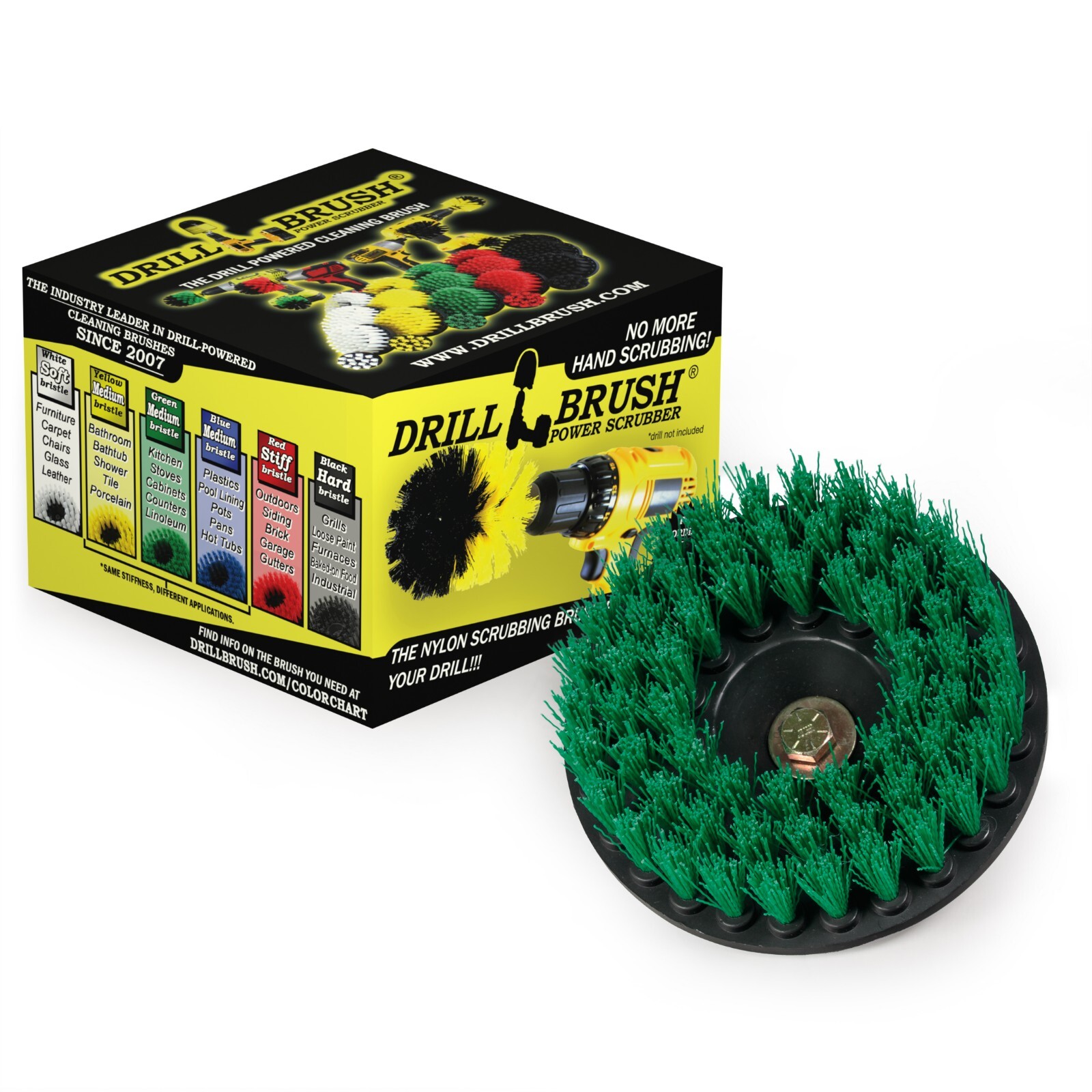 Carpet Upholstery Brush fits Meguiar's rotary and Porter Cable DA Polishers