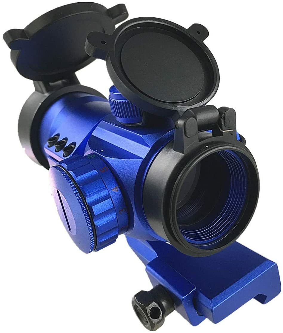 US SELLER Anodized All Blue Finish 35mm Red Green Dot Reflex Optic Sight
