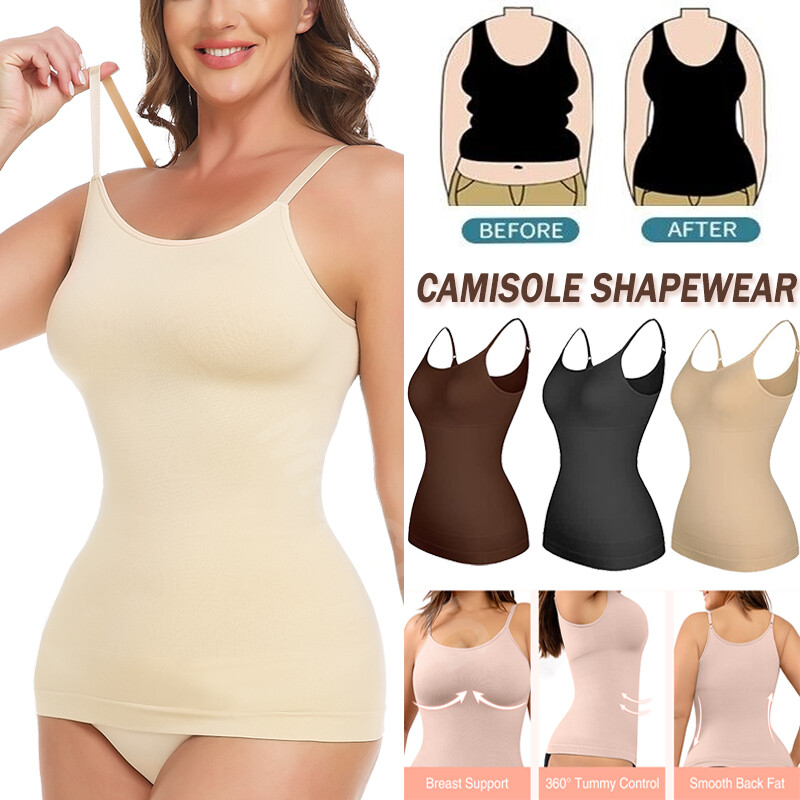 Women Shapewear Tummy Control Camisole Shaper Tank Tops Compression Shaping Vest