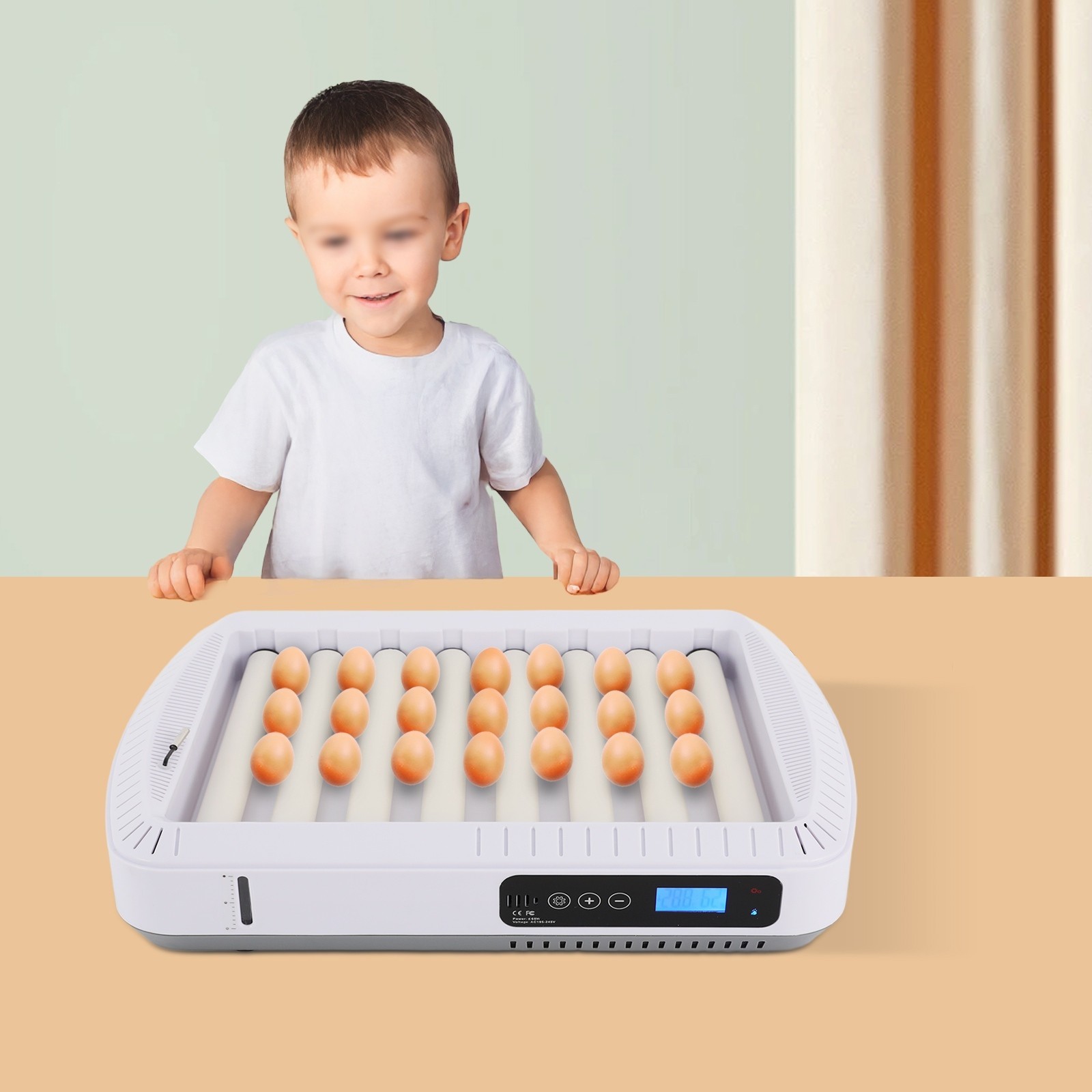 35 Egg Incubator For Hatching Eggs Chicken Quail Automatic Hatcher Incubators
