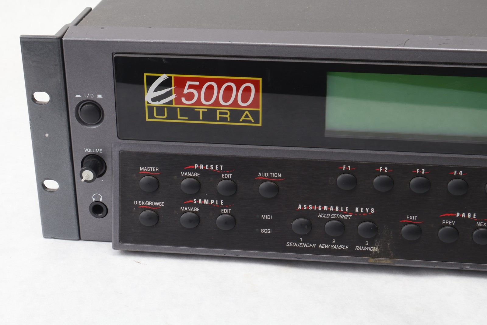 E-MU Systems E5000 Ultra 64-Voice Rack Mount MIDI Sampler Professional OEM