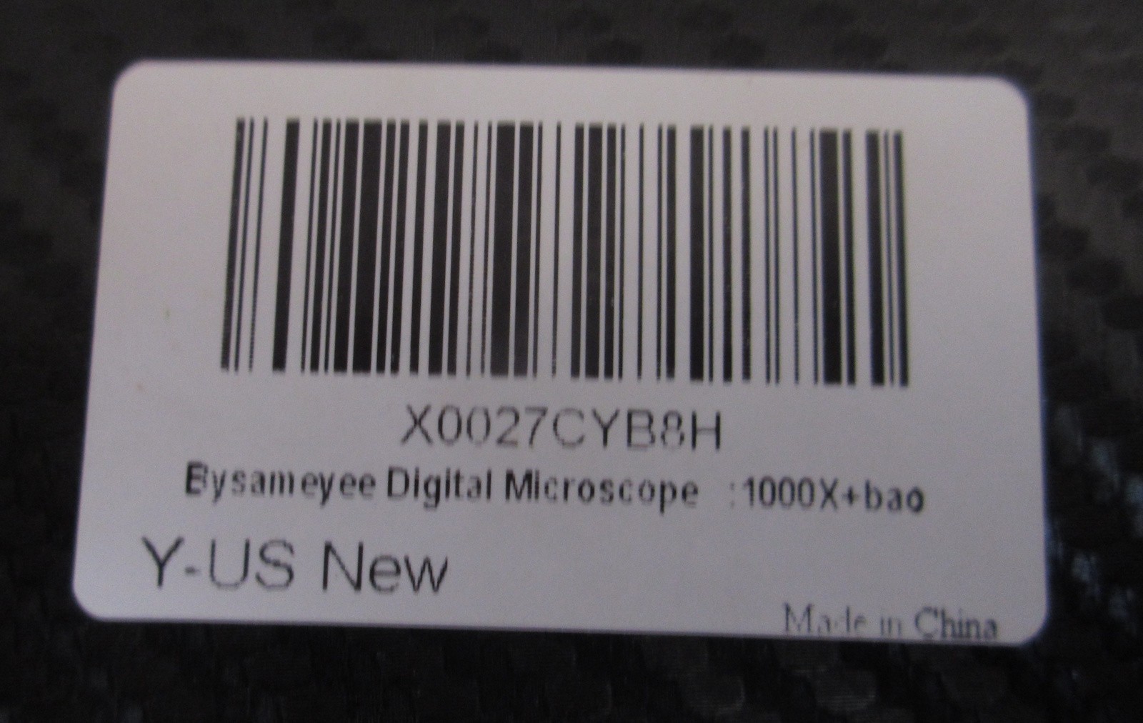 Bysameyee USB Microscope, Digital Handheld 40X-1000X Magnification