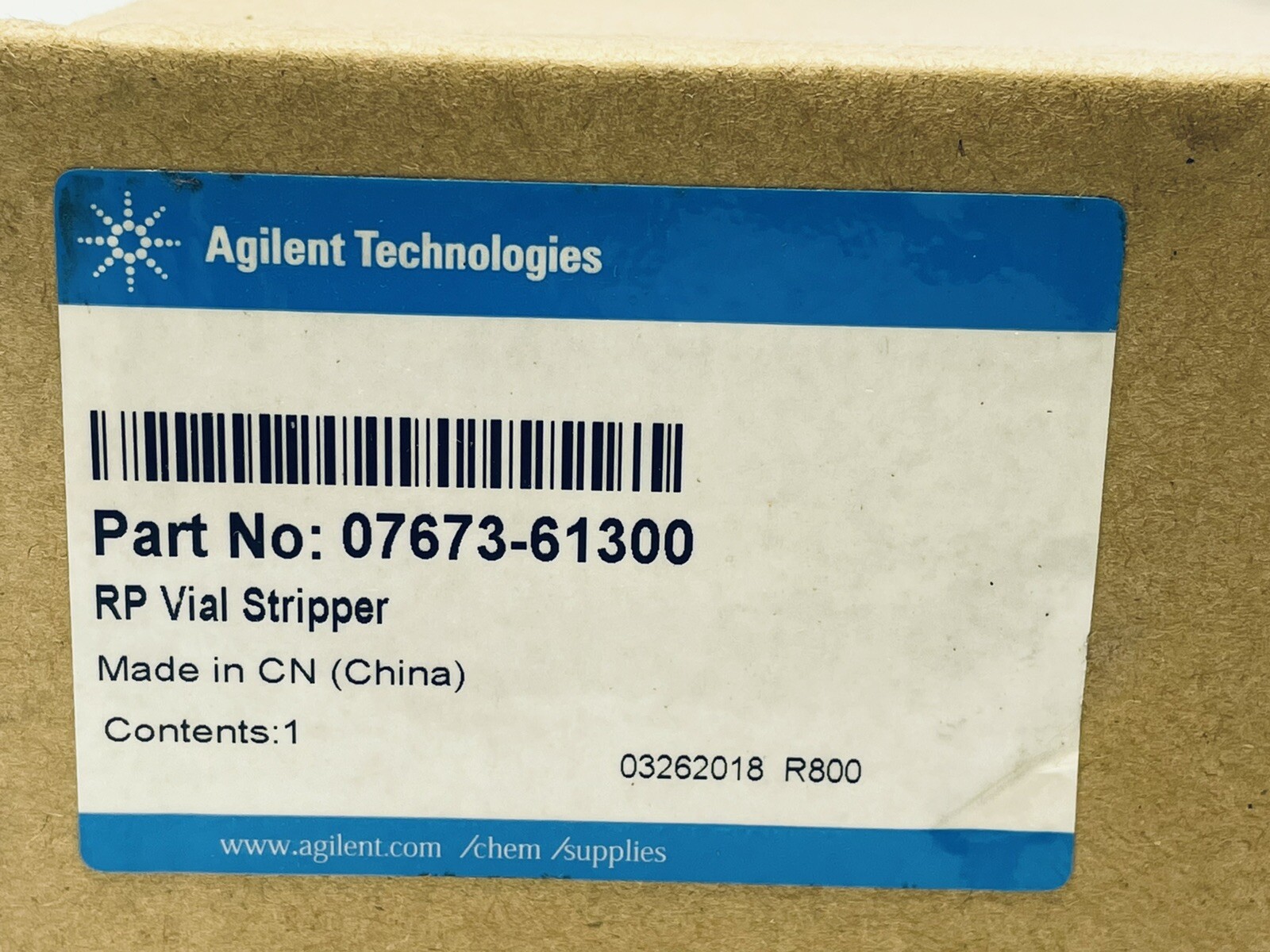 Agilent Technologies 07673-61300 RP Vial Stripper