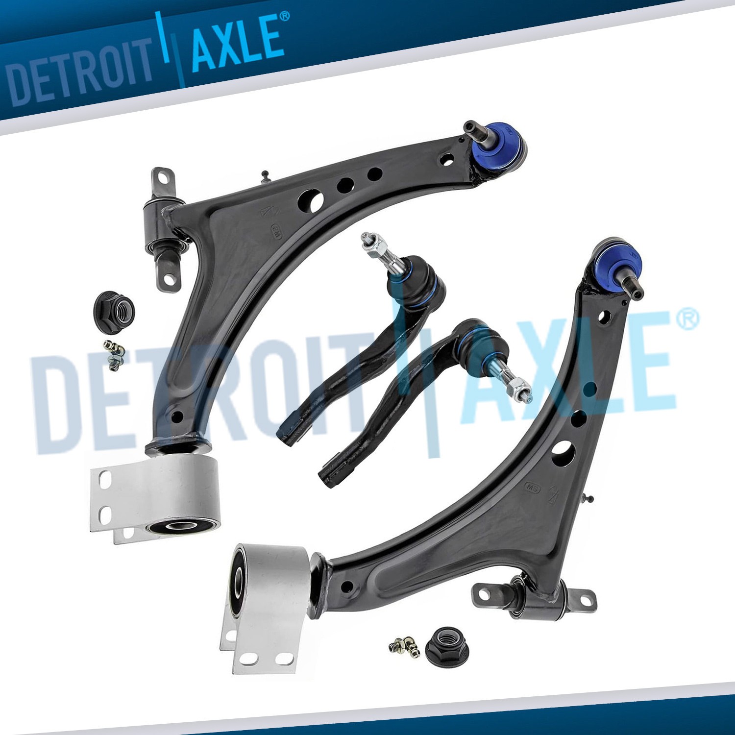 Front Lower Control Arms Tie Rods for 2017-22 Chevy Malibu LaCrosse Regal TourX