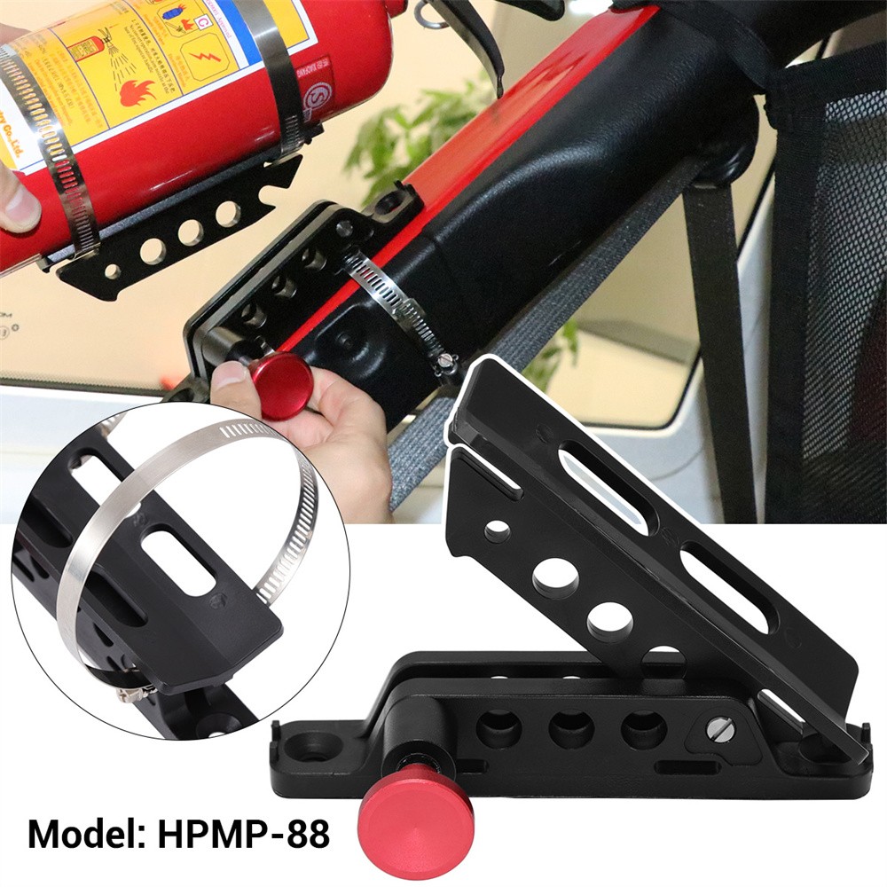 Quick Release Fire Extinguisher Mount Bracket Holder Roll Bar Mount For UTV Jeep