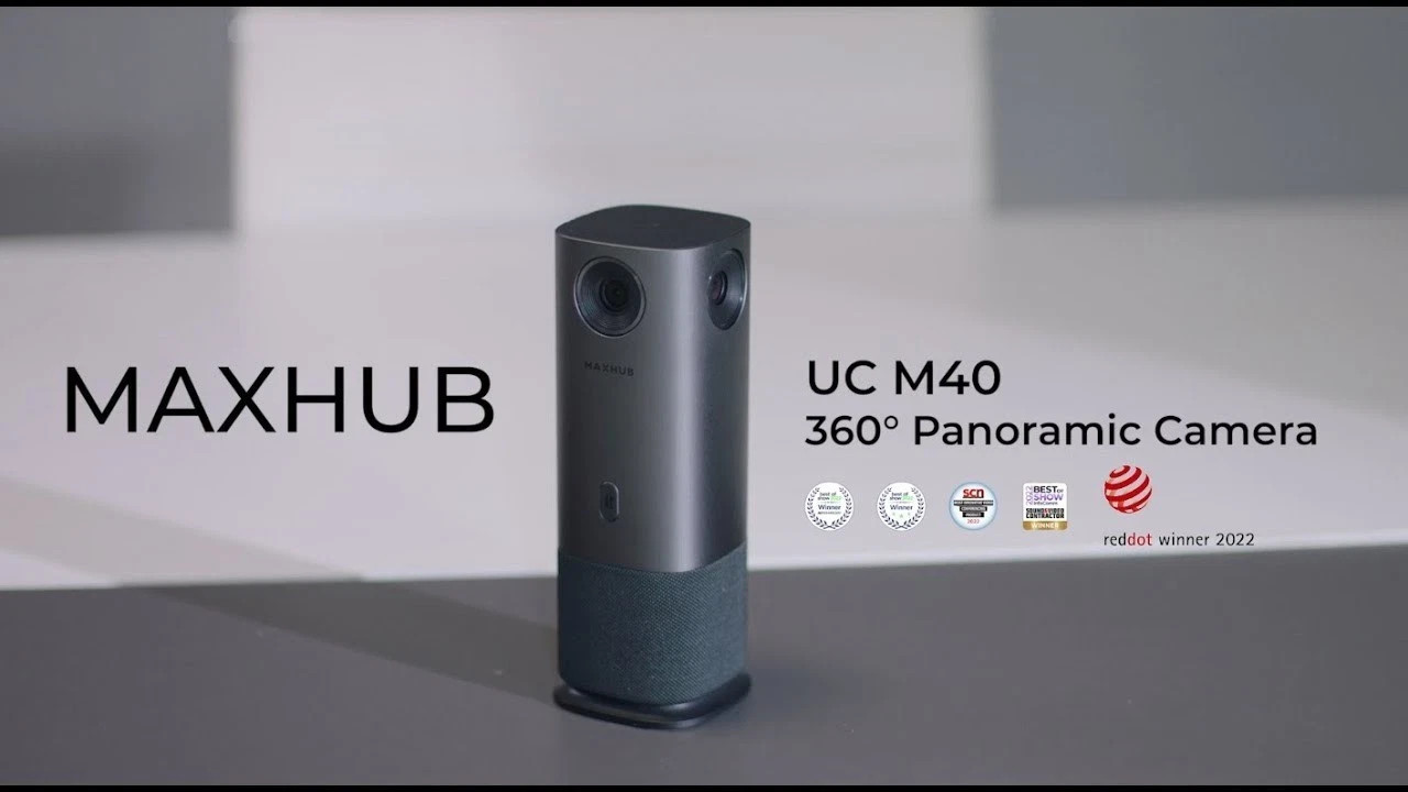 MAXHUB UC M40 360-Degree Smart Camera, 180 360 Portrait Auto track USB-C