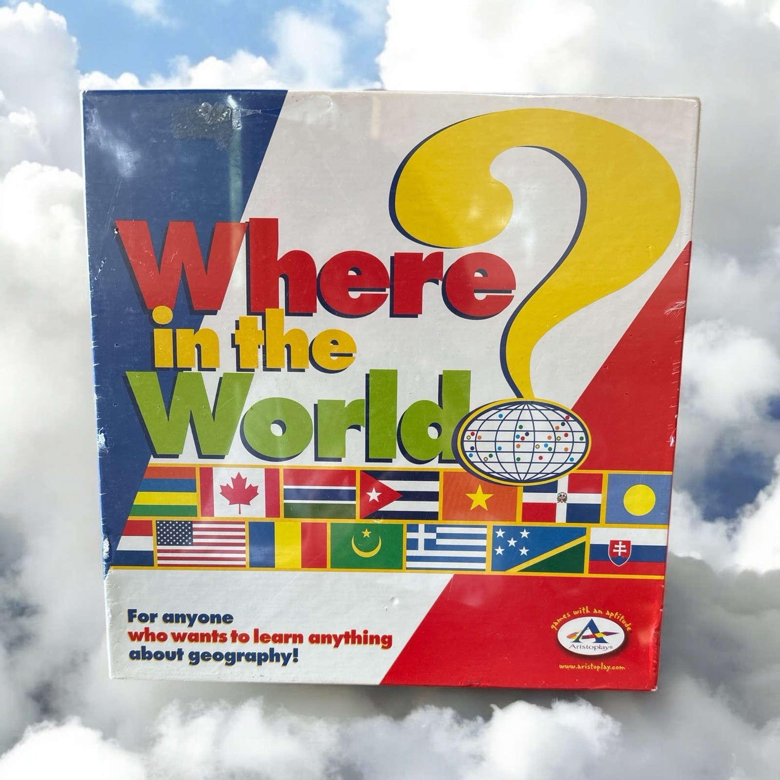 Talicor Aristoplay “Where In The World” Board Game New Old Stock Sealed