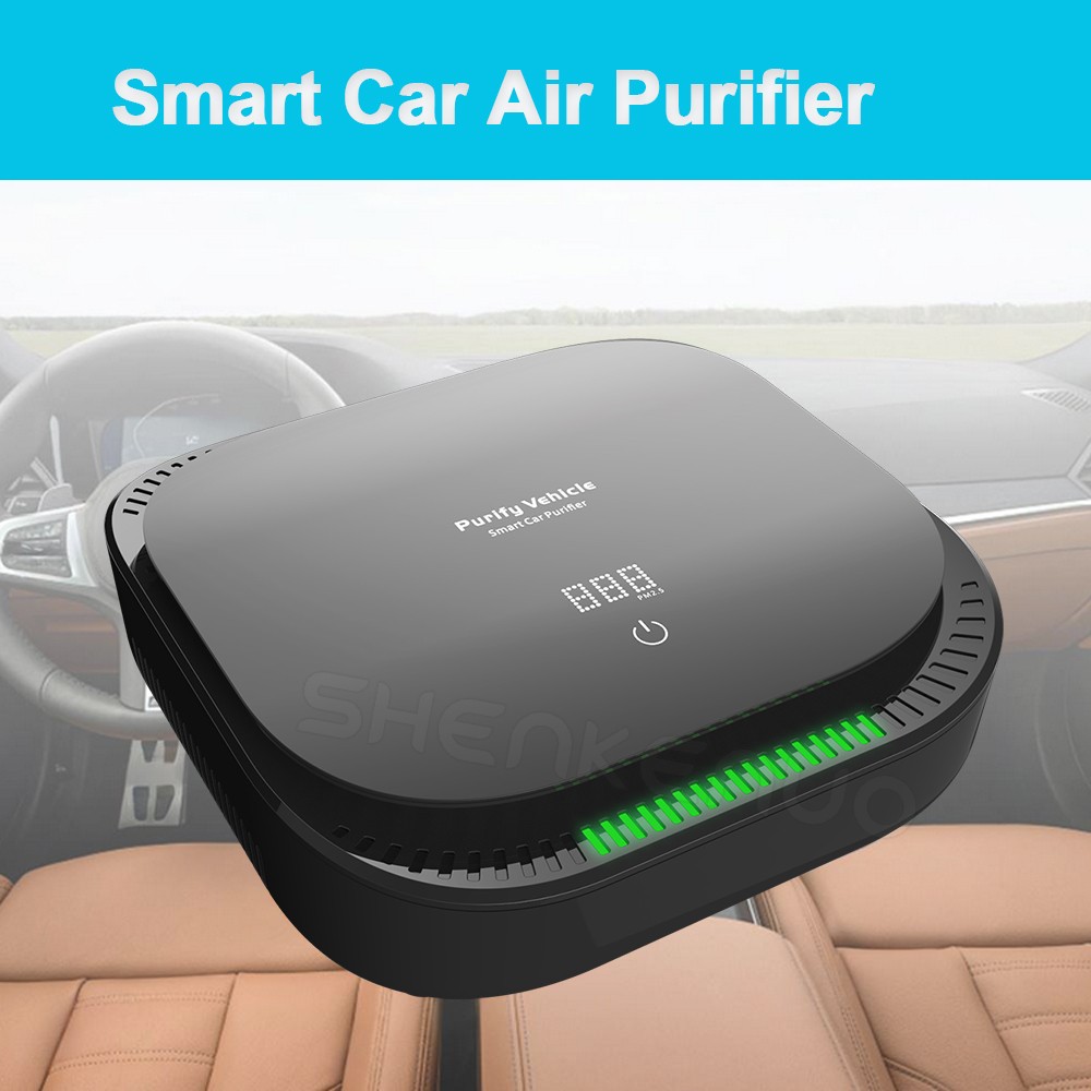 Car Air Purifier Ionizer: Ultra Quiet,Real Time Monitoring of Air Quality