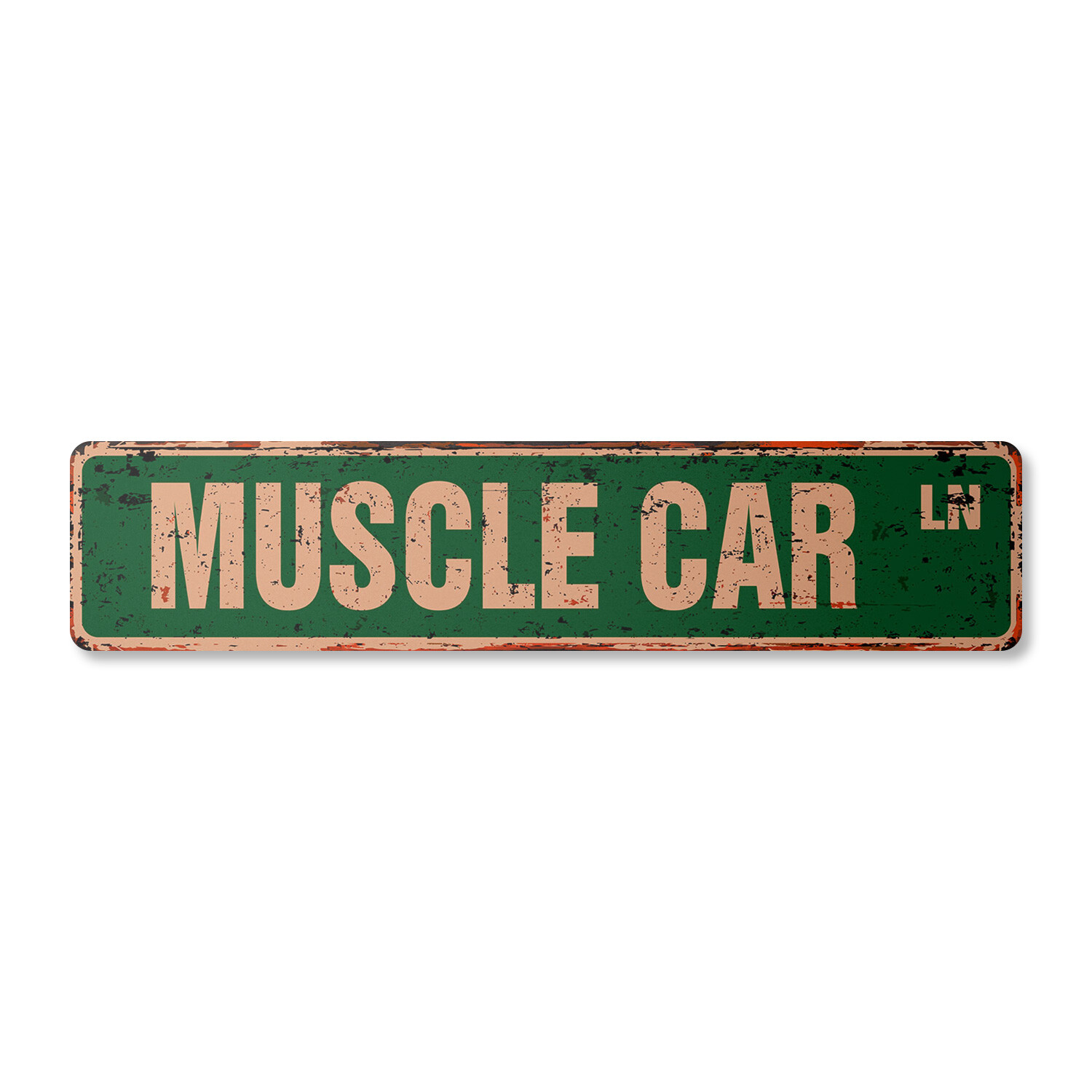 MUSCLE CAR Vintage Street Sign collector mustang sports cars gto| Indoor/Outdoor