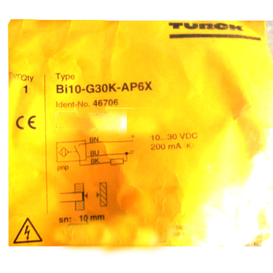 TURCK BI10-G30K-AP6X 46706 Inductive sensor PNP #