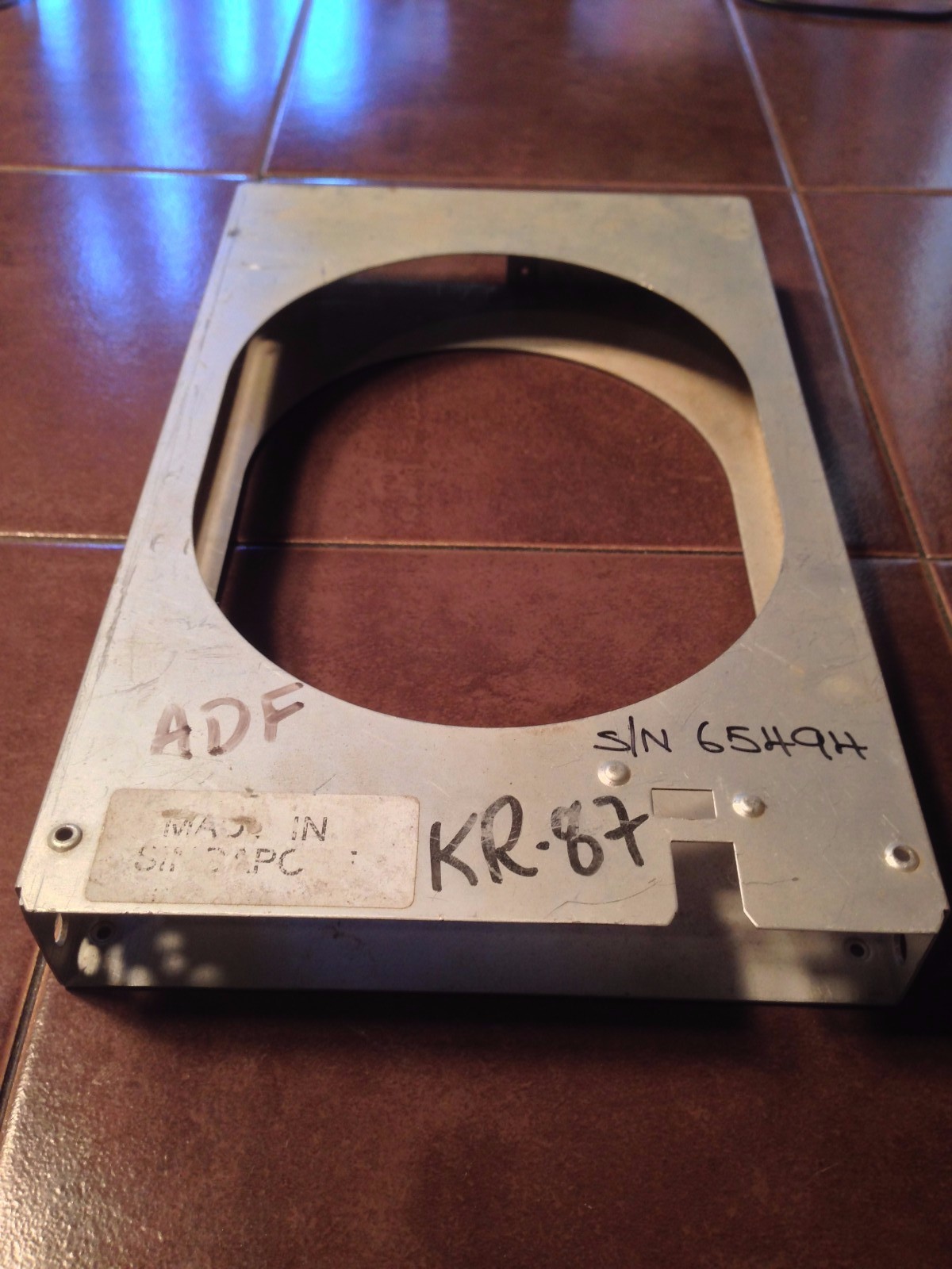 King KR-87 ADF Install Tray