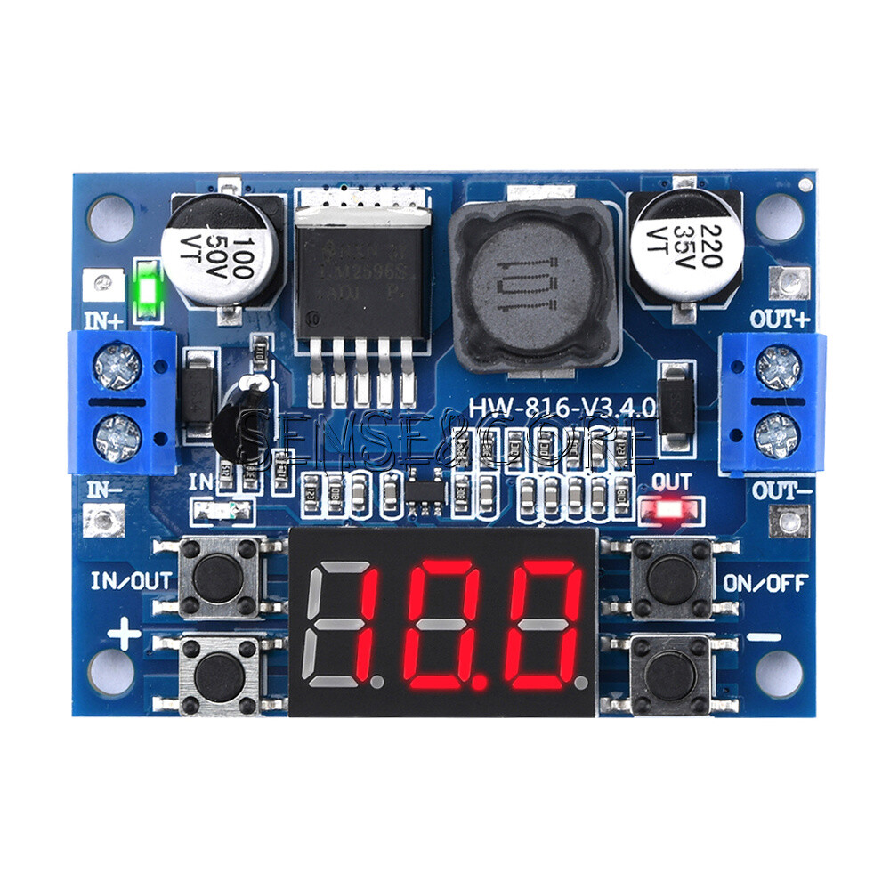 LM2596 DC-DC Adjustable Step-Down Power Supply Module Voltage Regulator Module-