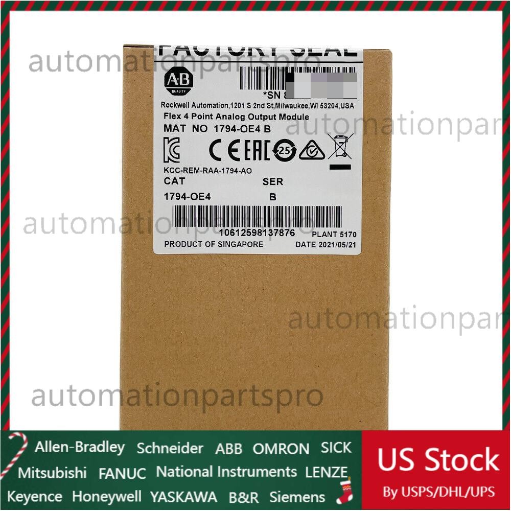 AB 1794-OE4 SER B Flex 4 Point Analog Output Module 1794OE4 NEW