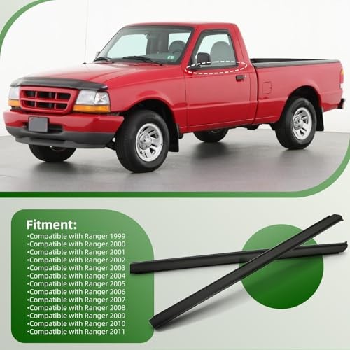 Window Trim Molding Compatible with Ranger 1999-2011 Front Outer Door