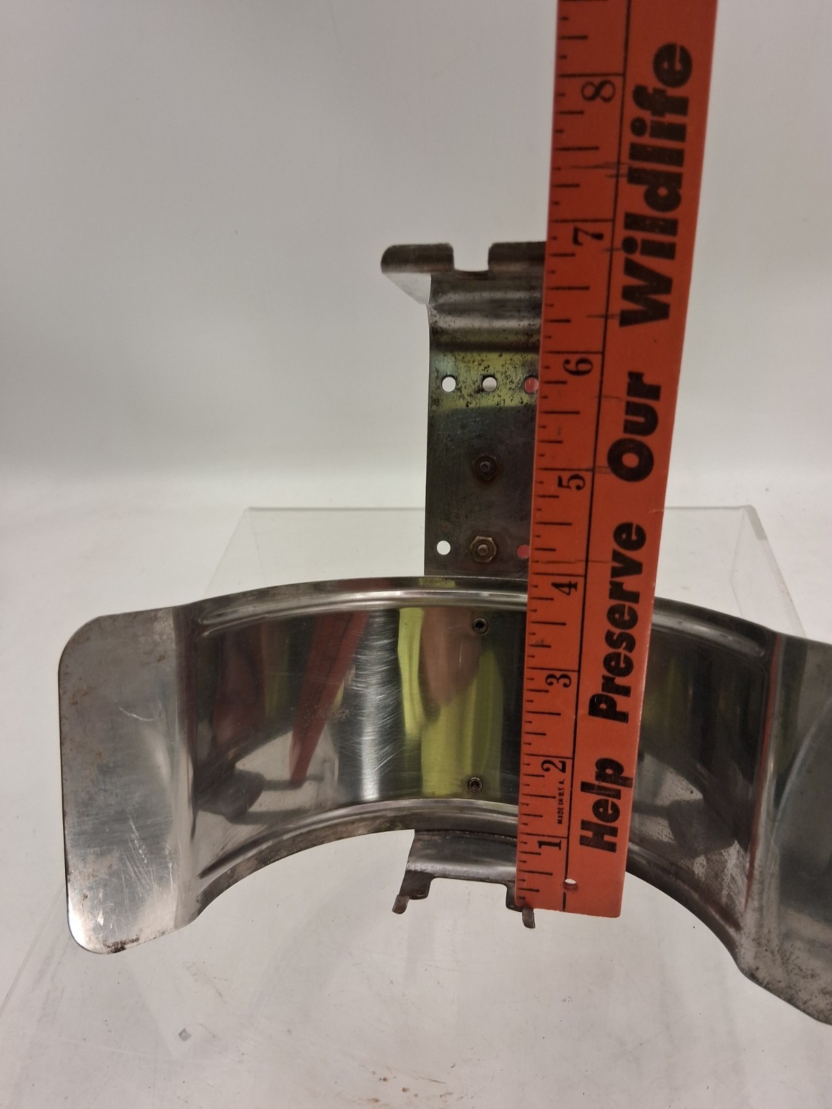 Vintage Coleman 200a Red Handled Lantern Reflector Heat Shield Only