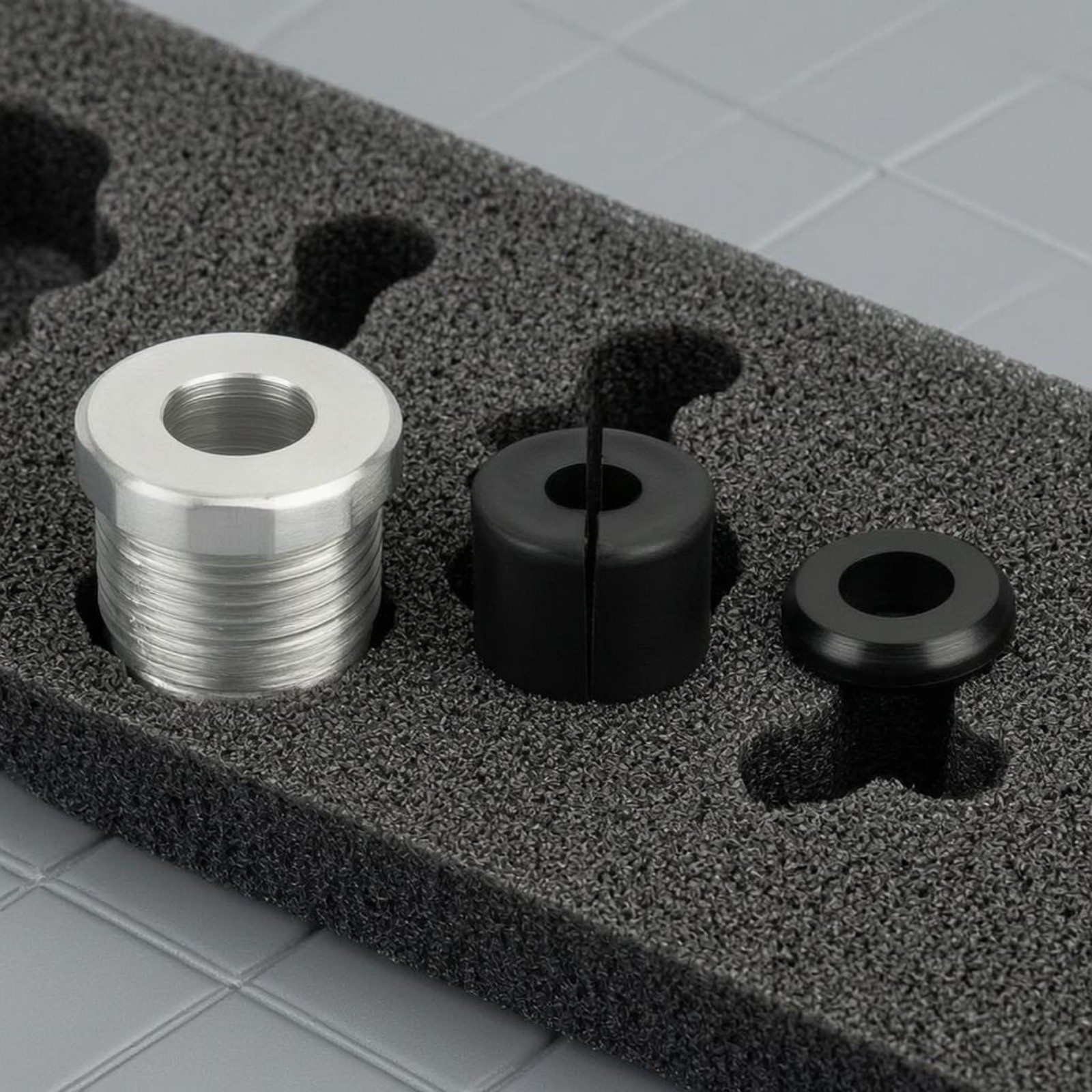 Wire Fastener Nut Kit Silver Threaded Nut Kit Shiny Shiny Finish