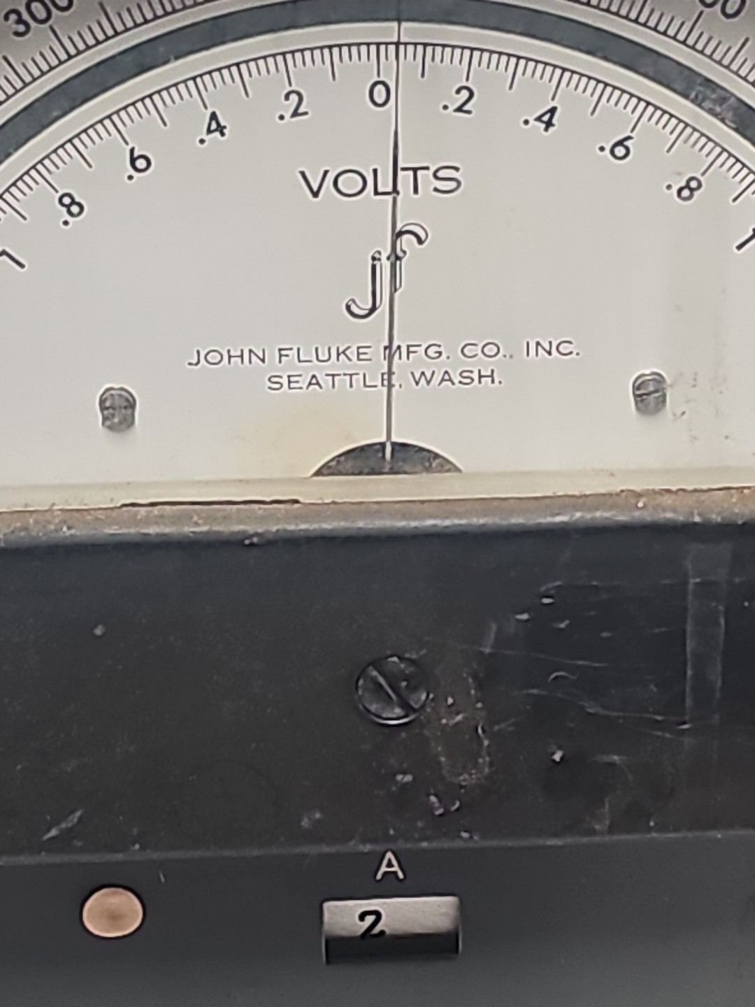 John Fluke Model 2593 Differential AC/DC Voltmeter , Bendix , AS IS UNTESTED