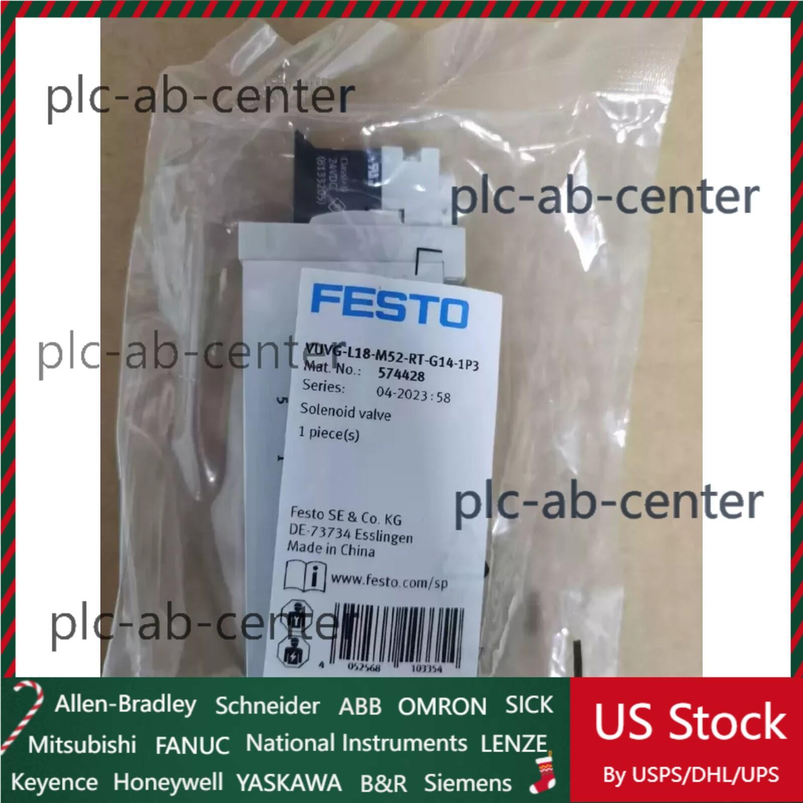 US FREE TAX New FESTO VUVG-L18-M52-RT-G14-1P3 574428 Solenoid Valve