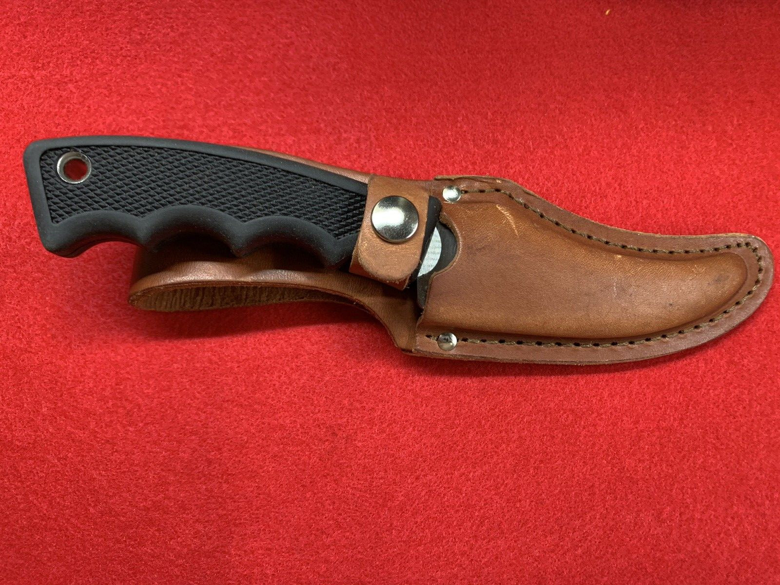 NOS Camillus/Western New York USA WR32 clip with leather sheath