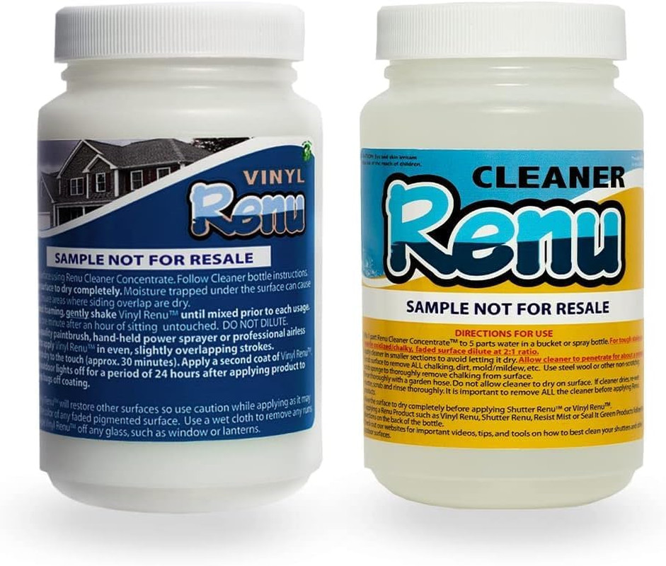 Vinyl Renu Premium Siding Restorer | Lasts 10+ Yrs | Restores Original Color & B