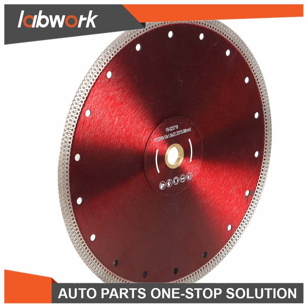 Labwork Diamond Saw Blade Cutting Porcelain Ceramic Granite Marble Brick 10Inch