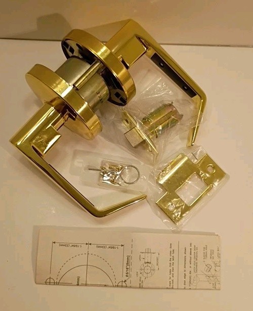 FAULTLESS polished Brass passage New With Out Box.