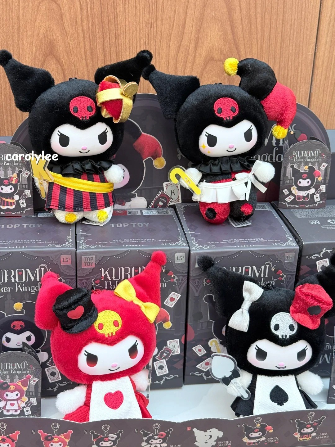 Toptoy Kuromi Poker Kingdom Series Blind Box Vinyl Plush Pendant Figure Toy Gift