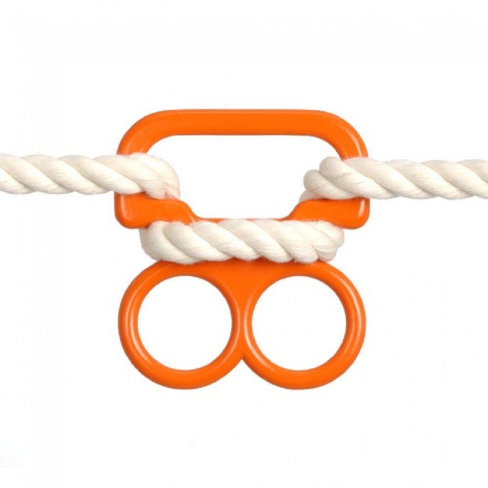 Heavy duty orange NO KNOT PICKET LINE TIE For no knotting on rope Horse cow farm