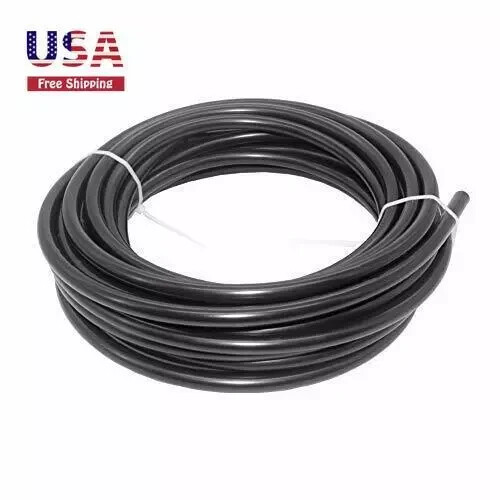 6 mm Tube OD Pneumatic Air Brake Tubing Nylon Hose Fluid Transfer 32.8ft blk -1G