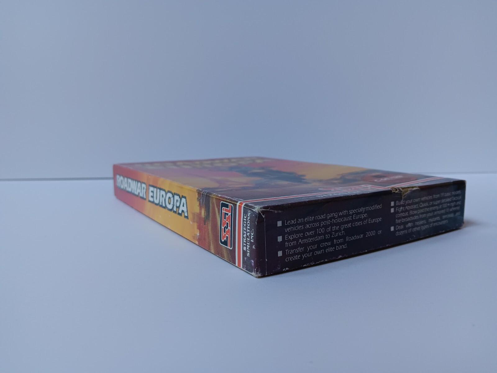 Commodore 64/128 Roadwar Europa Computer Game Software Tested/Works